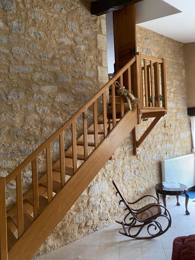 Maison Entre Dordogne Et Gironde Avec Piscine Minzac Exterior foto
