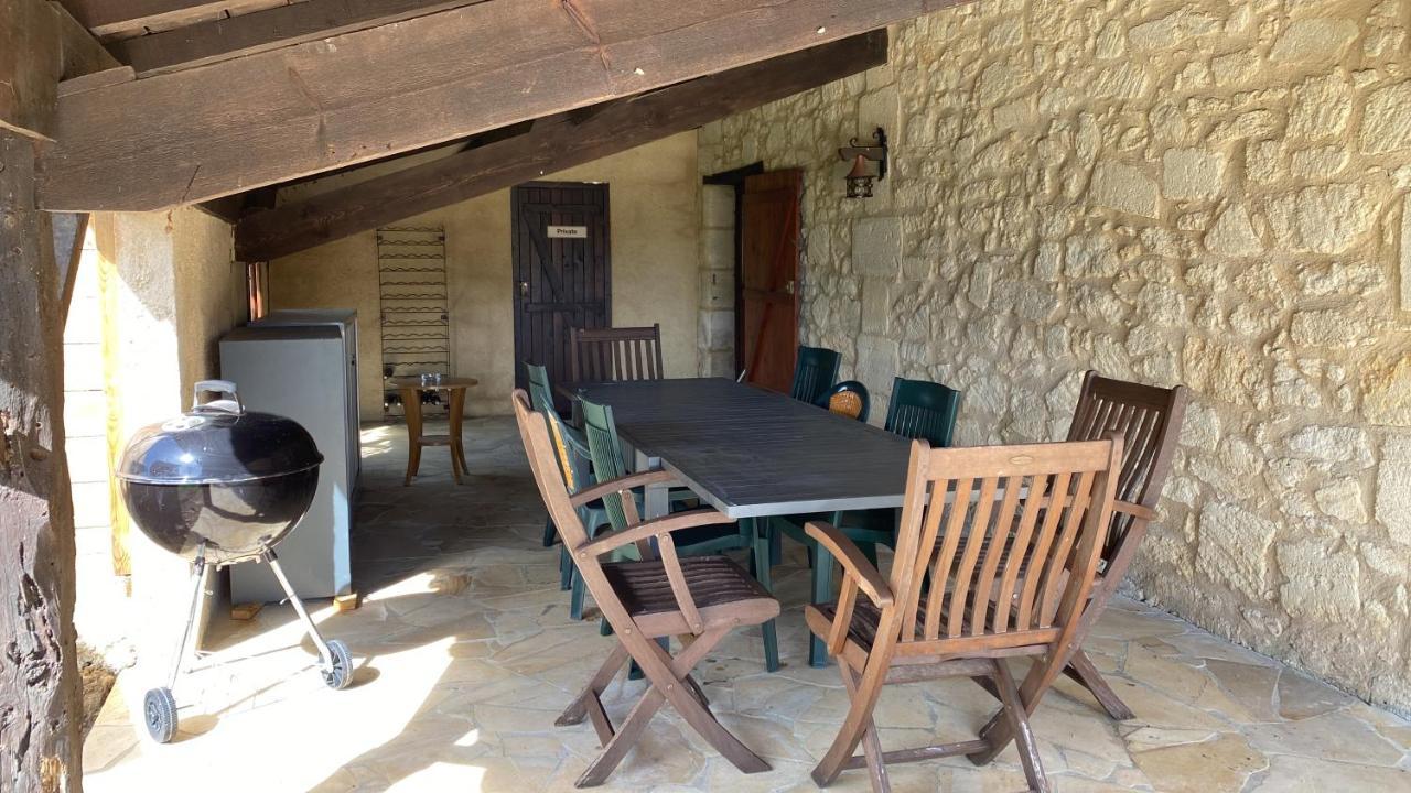 Maison Entre Dordogne Et Gironde Avec Piscine Minzac Exterior foto